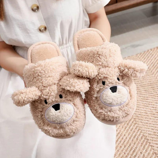 Winter Women Warm Indoor Slippers Ladies Fashion Cute Pink Pig Shoes Women's Soft Short Furry Plush Home Floor Slipper