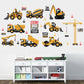 Tractor engineering car cabinet kindergarten school dormitory childlike decorative wall stickers