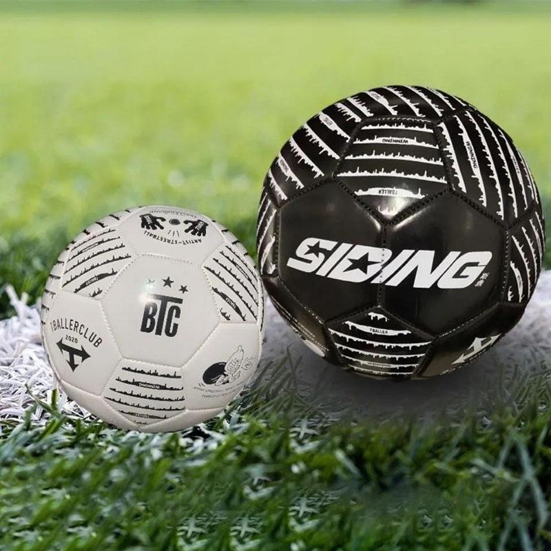 Size 5 BTC Soccer Ball Wearable Soccer PU Leather Football Training and Competition Ball Sporting Goods