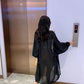 Batwing Sleeve Women's Beach Sun Protection Cardigan Plus Size Shawl Loose Outer Chiffon Long Sleeve  Mid-calf Solid Color