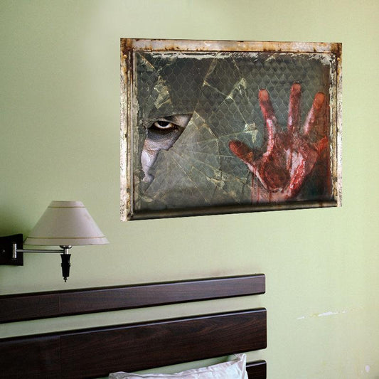 Halloween Ghost Festival Bar ktv Haunted House Window Wall Sticker Mural Holiday Gift Custom Decor