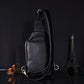 Chest Bag Men's Waterproof Multi-layer Zipper Solid Color Messenger Bag Outdoor Sports Shoulder Bag