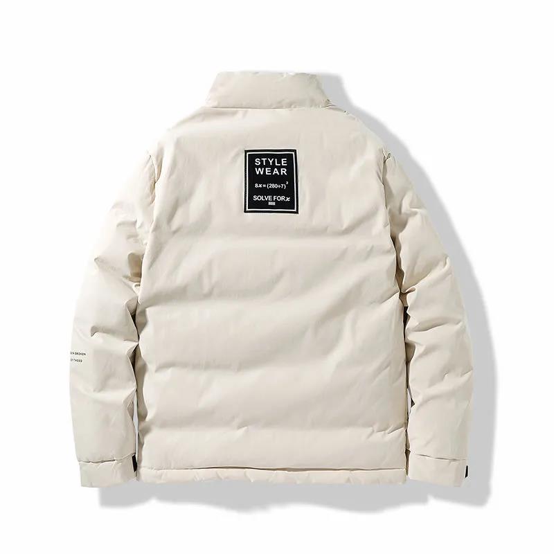Jacket Men's Trendy Cotton Jacket Loose Warm Cotton Jacket Cotton Jacket All-match Thick Simple Bread Jacket