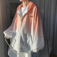 Gradient Sweatshirts Men's Loose Korean Cardigan Sweater Autumn Hoodie Sweatshirts