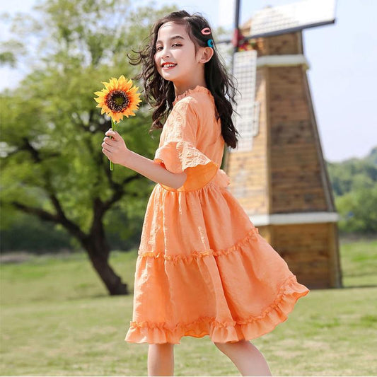 Girls Dress for Kids Summer Princess Dress Candy Birthday Wedding Party Children Summer Clothing