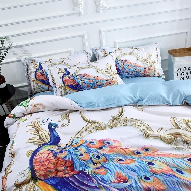 WTEMPO Airdom New Design 3D Bedding Set Bohemia Printed Bedspread Queen King Polyester Bedding 3pcs