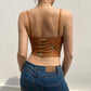 Y2k Crop Top Cyber Women Lace 90s Aesthetic E Girl See-through Corest Sexy Sleeveless Tunics Punk Halter Tops Summer