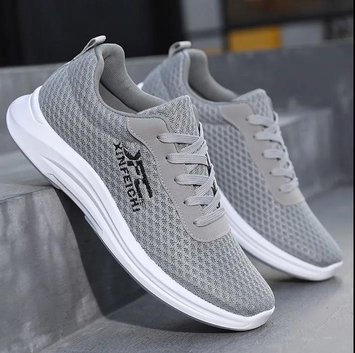 Spring and Autumn Cloth Shoes Men's Breathable Sports Running Shoes Non-slip Casual Shoes