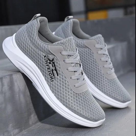 Spring and Autumn Cloth Shoes Men's Breathable Sports Running Shoes Non-slip Casual Shoes