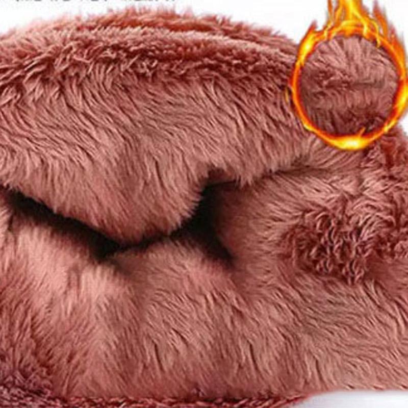 Winter Ladies Plus Velvet Padded Gloves for Riding Warm Waterproof Cotton Gloves