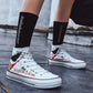 Canvas men's shoes net red Korean version of the trend of wild hip-hop tide brand high-top sneakers