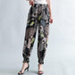 Summer Cropped Pants Thin Section High Waist Chiffon Wide Leg Pants Loose Large Size Ice Silk Mosquito Pants Bloomers