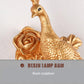 Retro peacock crystal LED wall lamp living room background bedroom bedside peacock phoenix wall lamp