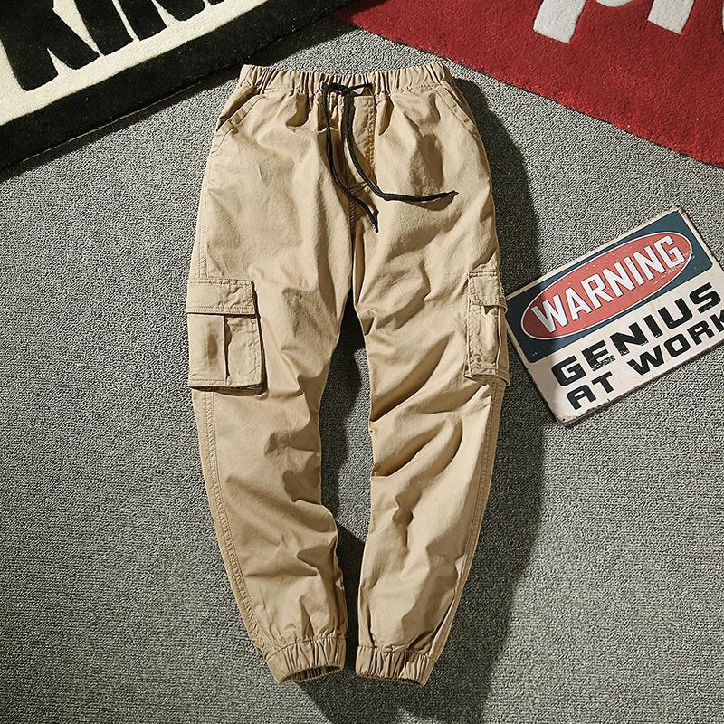 Summer Casual Overalls Men's Camouflage Pants Male Harem Pants Feet Pants Plus Size