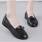Shoes Women's Leather Shoes Non-slip Breathable Single Shoes Soft Sole Comfortable Flat Shoes Spring and Autumn Work Shoes
