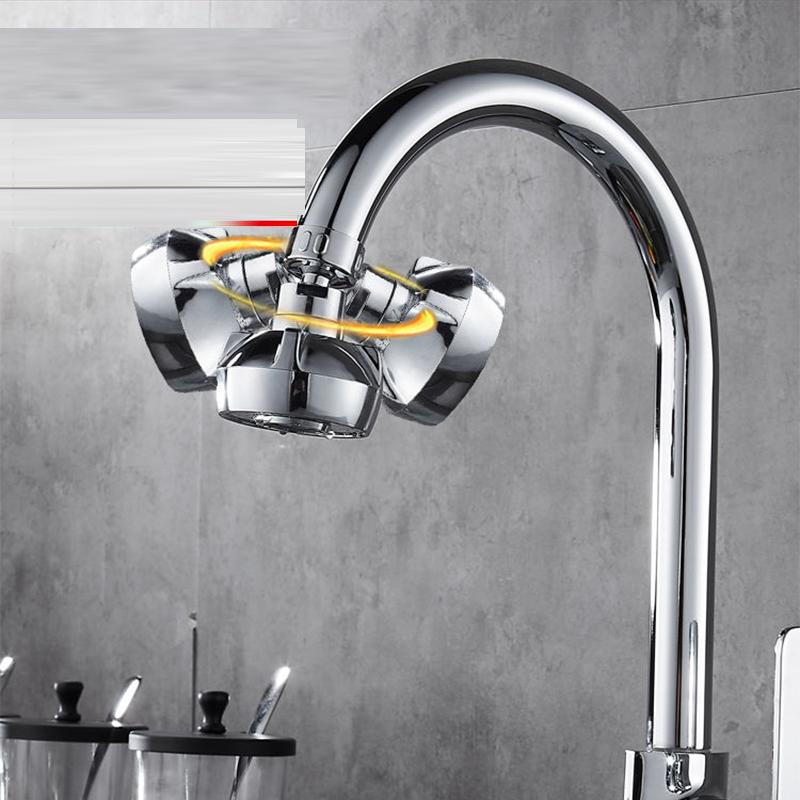 Faucet Pressurized and Splash-proof Shower Nozzle Water Filter Nozzle Can Be Rotated Universal Shower Water Saver Splash-proof Water