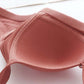 Large Size No Steel Ring Bra Breathable Fashion Jacquard Comfortable Thin Section Gathering Beautiful Back Underwear Ladies Bra