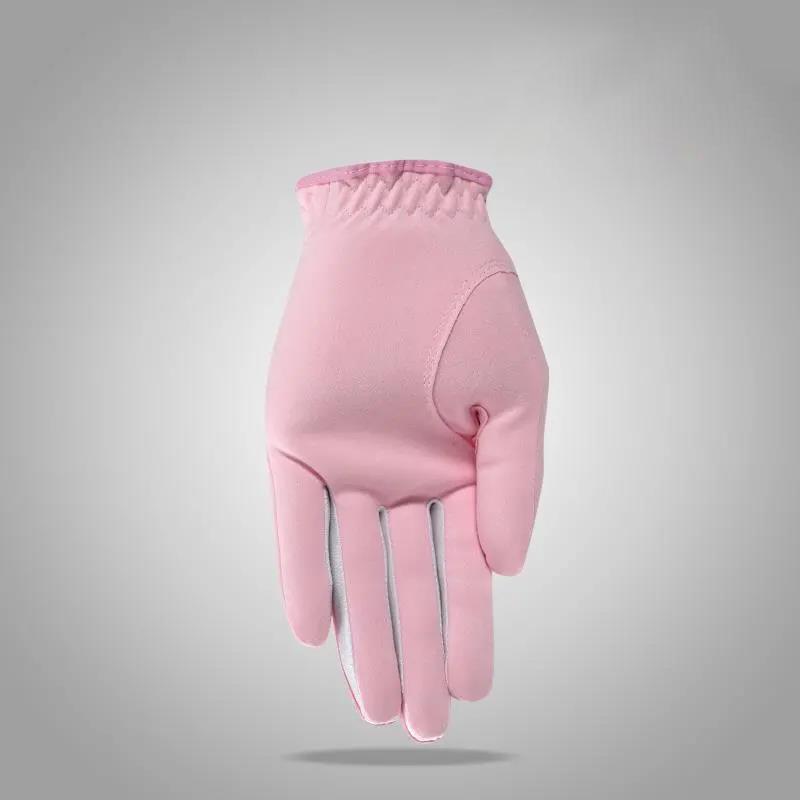 Golf Gloves Imported Super Slim Cloth Suede Breathable Wear-resistant Ladies Two-handed Sports Gloves