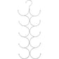 Multifunctional hook hanging scarf rack household bow tie hat storage artifact silk scarf ring tie rack