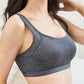 Female Sleep Running Yoga Comfortable No Steel Ring Fits Skin Sweat-absorbing Breathable Glossy Thin Cup Lightweight Sports and Leisure Bra
