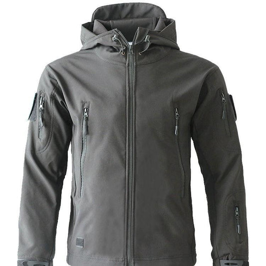 Cold-proof Jacket and Jacket Men's Winter Three-in-one Soft Shell Clothing Windproof and Waterproof Mountaineering Clothing Ski Cycling Clothing