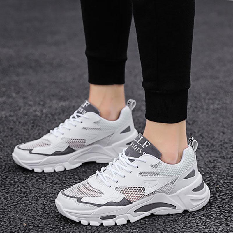 Men's Shoes Spring Wild Youth Casual Shoes Sports Trend Boys Net Red Daddy Shoes Men