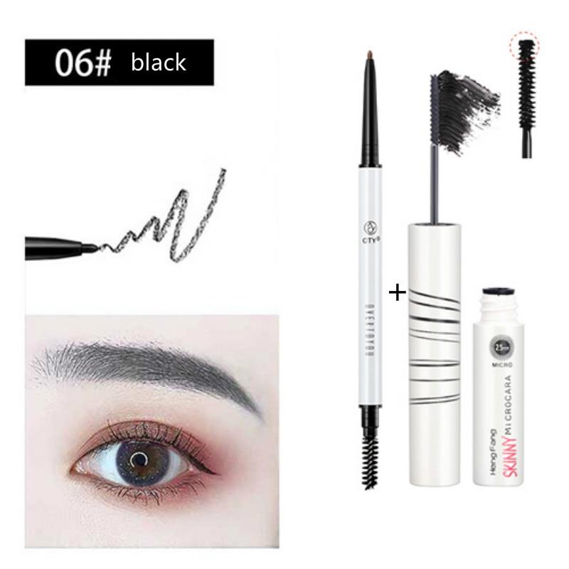 New super fine eyebrow pencil waterproof and sweatproof long lasting color fade student beginner