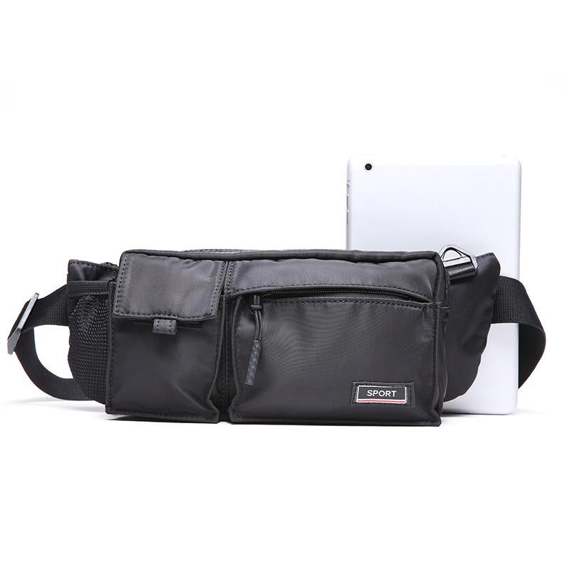 Waist Bag Men and Women Multi-function Chest Bag Messenger Bag Fitness Sports Canvas Shoulder Bag