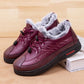 Old Beijing Cotton Shoes Women In Winter Waterproof Non-slip and Warm Flat Boots