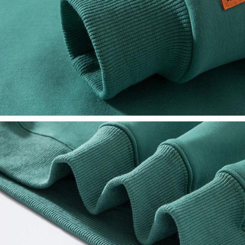 Winter Mid-collar Sweater Men's Trend Loose Half High Collar Plus Velvet Thick Men's Bottoming Shirt