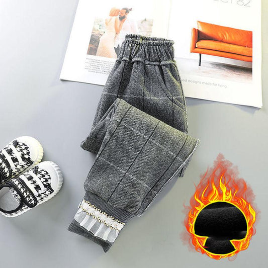 Girls Boys Leggings Cotton Pants Spring Autumn Kids Girl Pants Fashion High Waist Long Trousers Children's Pant