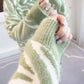 Women Mohair Skin-friendly Sweater Long Sleeve Half Turtleneck Hairy Bottom Knit Top Shirt
