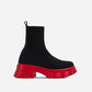 Thick Soled Casual Large Size Knitted Short Boots Socks Women's Shoes