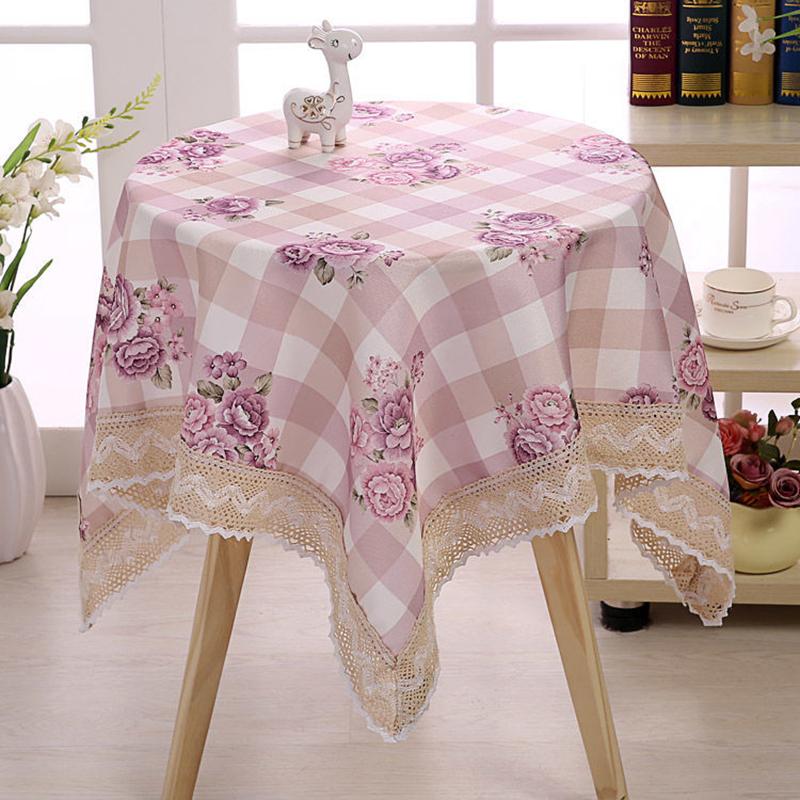 Lace Tablecloth Fabric Square Table Universal Dustproof Cover Towel Refrigerator Coffee Table Dining Table Table Cloth TV Cover Bedroom