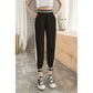 Casual Sports Waistband Harem Pants Women's Quick-drying Fashion Trendy Hip Hips Were High and Thin Nine-point Pants