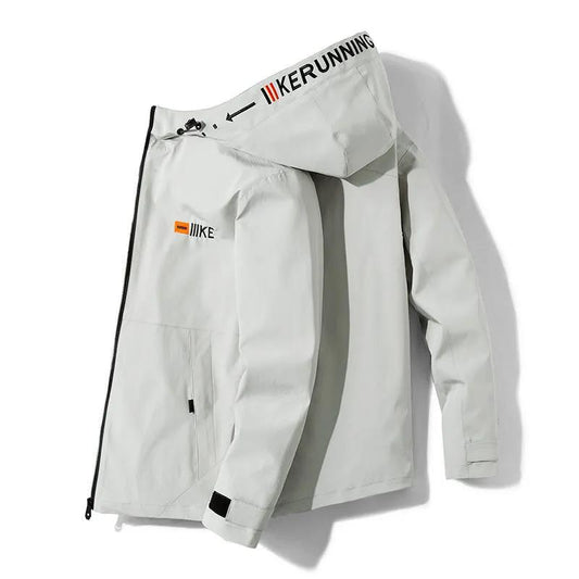 Spring Regular Workwear Men Boutique Jacket Casual Loose Hooded Coat Trendy Top Comfortable Windbreaker