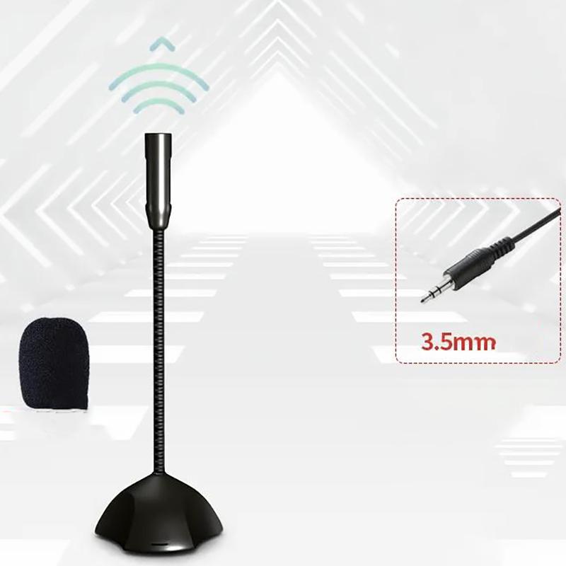 Computer Microphone Microphone Notebook Condenser Microphone Game Voice Chat Open Black Shouting Learning Microphone