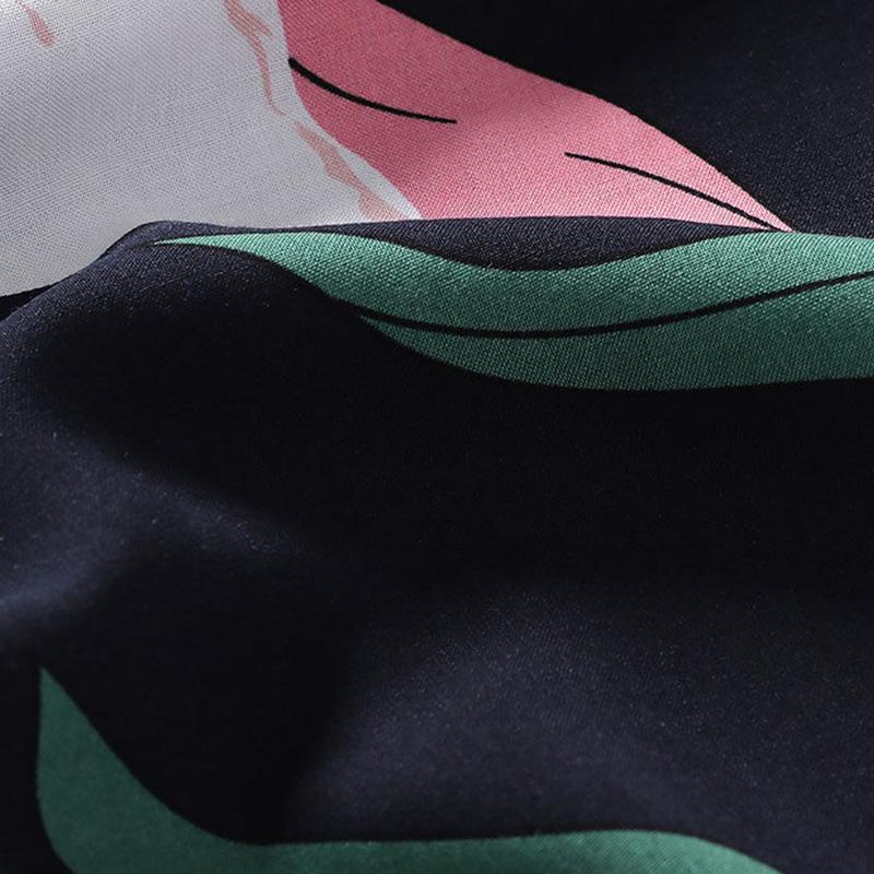 Cotton Silk Dress Female Summer Wear Short-sleeved Fashion Big Sleepers