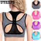 Women Sport Bra Top Fitness Free Size Letters Yoga Bra Black White Sport Underwear Running Yoga Gym