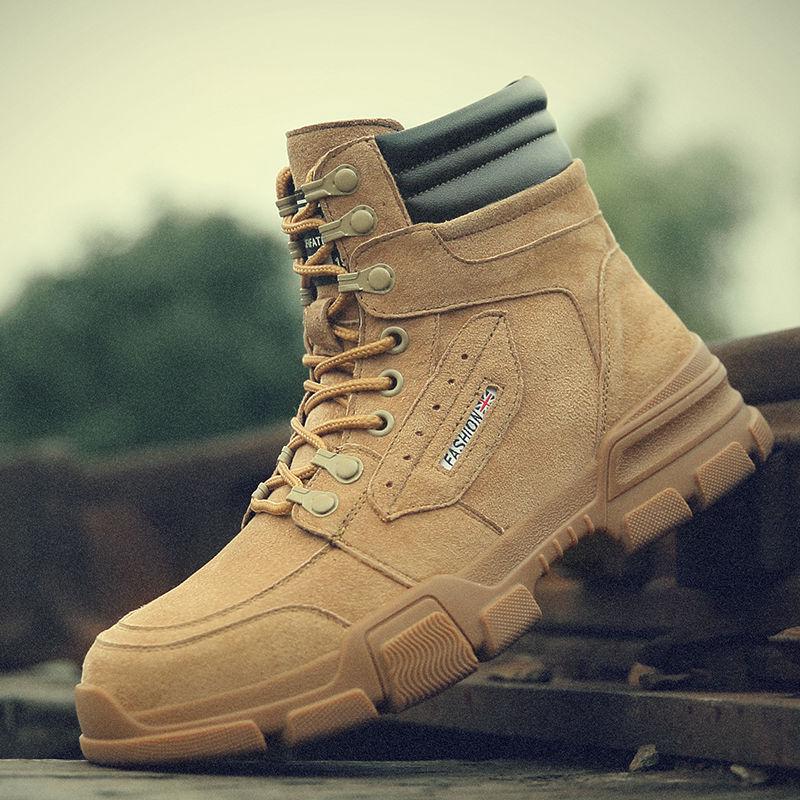 Martin Boots Men's Boots High Top Snow Boots Men's Shoes Autumn and Winter Work Shoes Desert Boots
