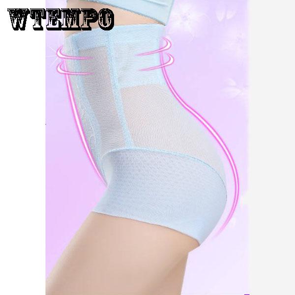Plastic Pants Summer Belly Pants Female Postpartum Abdomen Underwear Women High Waist Hips