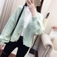 Short Sweater Cardigan Spring and Autumn Fashion Loose Top Knitted Long-sleeved Jacket Women