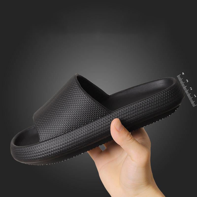 Unisex Quick-drying Thickened Non-slip Sandals Thick Sole House Slippers Bathroom Footwear Summer Beach Sandal Slipper
