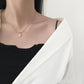 Lucky Number 7 Necklace Titanium Steel Gold Choker Clavicle Chain Pendant Necklaces Personalized Ornaments Chain Necklaces Chokers for Girls