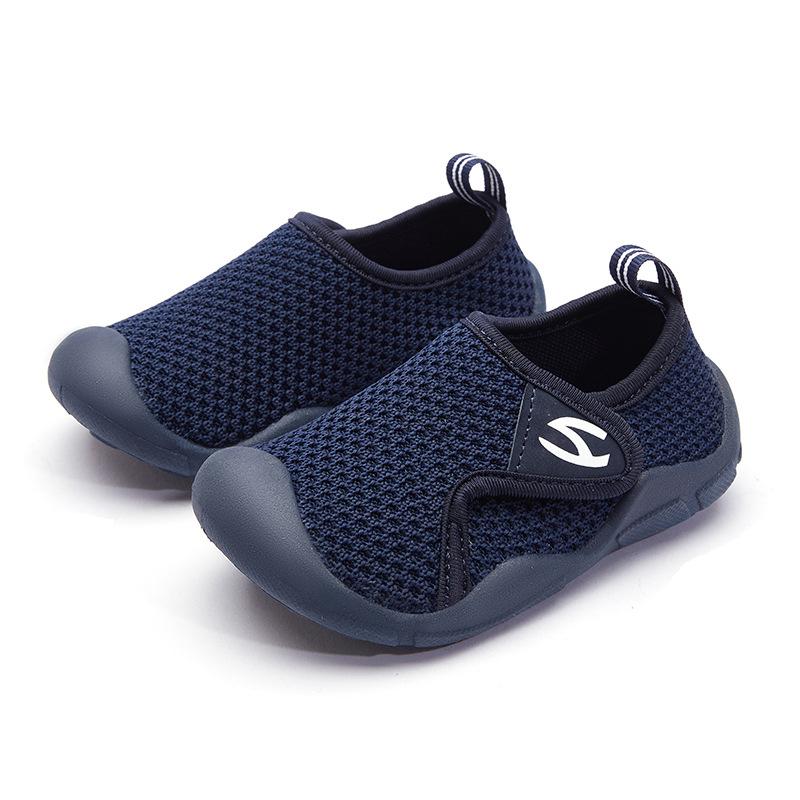 Children's Shoes 2021 Summer Girls Baby Soft-soled Children's Indoor Mesh Breathable Boys Toe Shoes