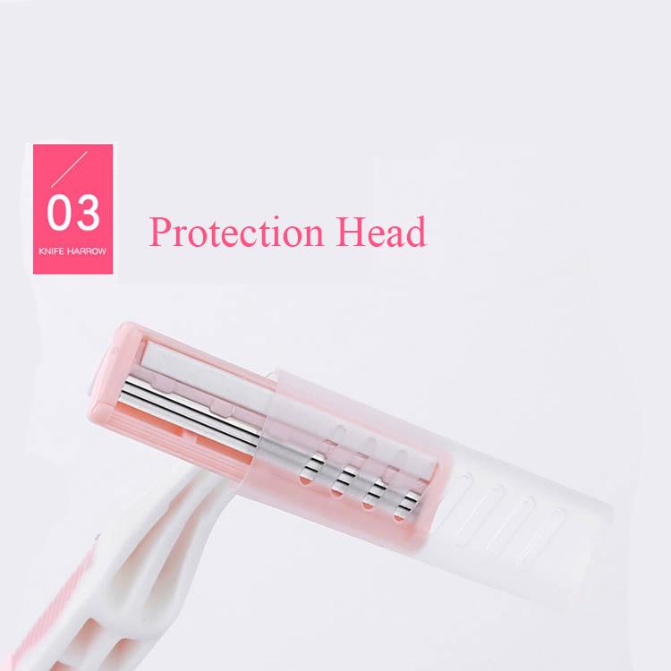Five Pack Lady Shaver Underarm Hair Leg Removal Knife Dedicated Female Hair Remove Instrument