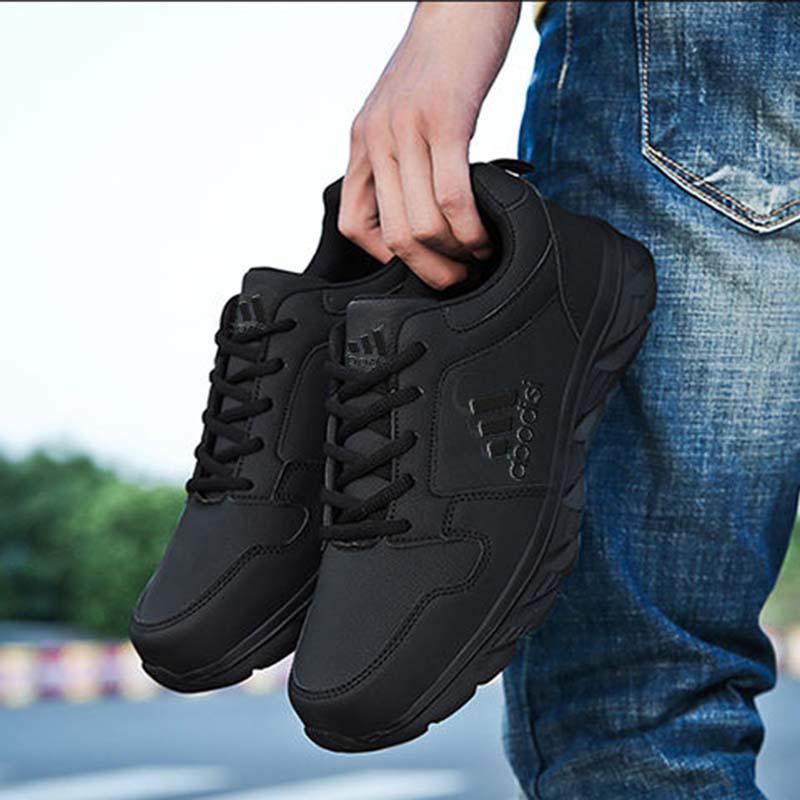 38-44 Men Air Cushion Sneakers Non-slip Leather Basketball Shoes Breathable Casual Running Shoes