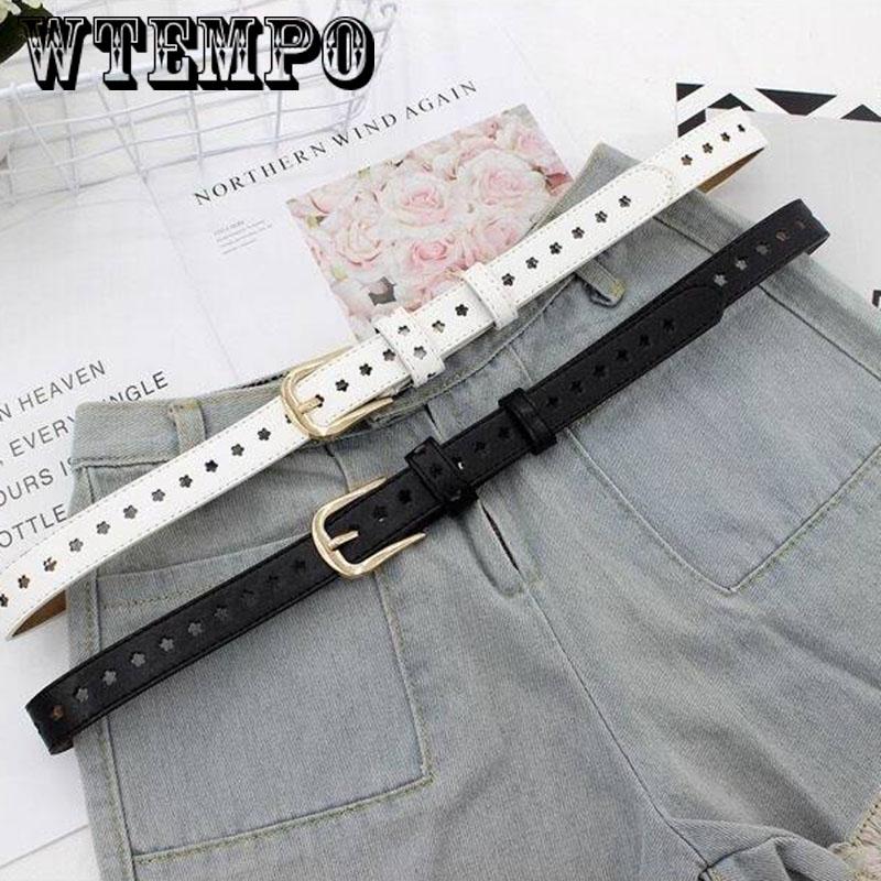 Fashion Female Thin Belt Women High Quality Strap Women Leather Trouser Belts Ladies on Dresses