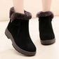 Winter Plus Velvet Warm Soft Non-slip Women's Shoes Short Tube Flat Cotton Boots