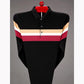 Spring and Autumn Lapel Striped Long Sleeve T-Shirt Men's Thin Cotton Loose Polo Shirt Casual Business Top